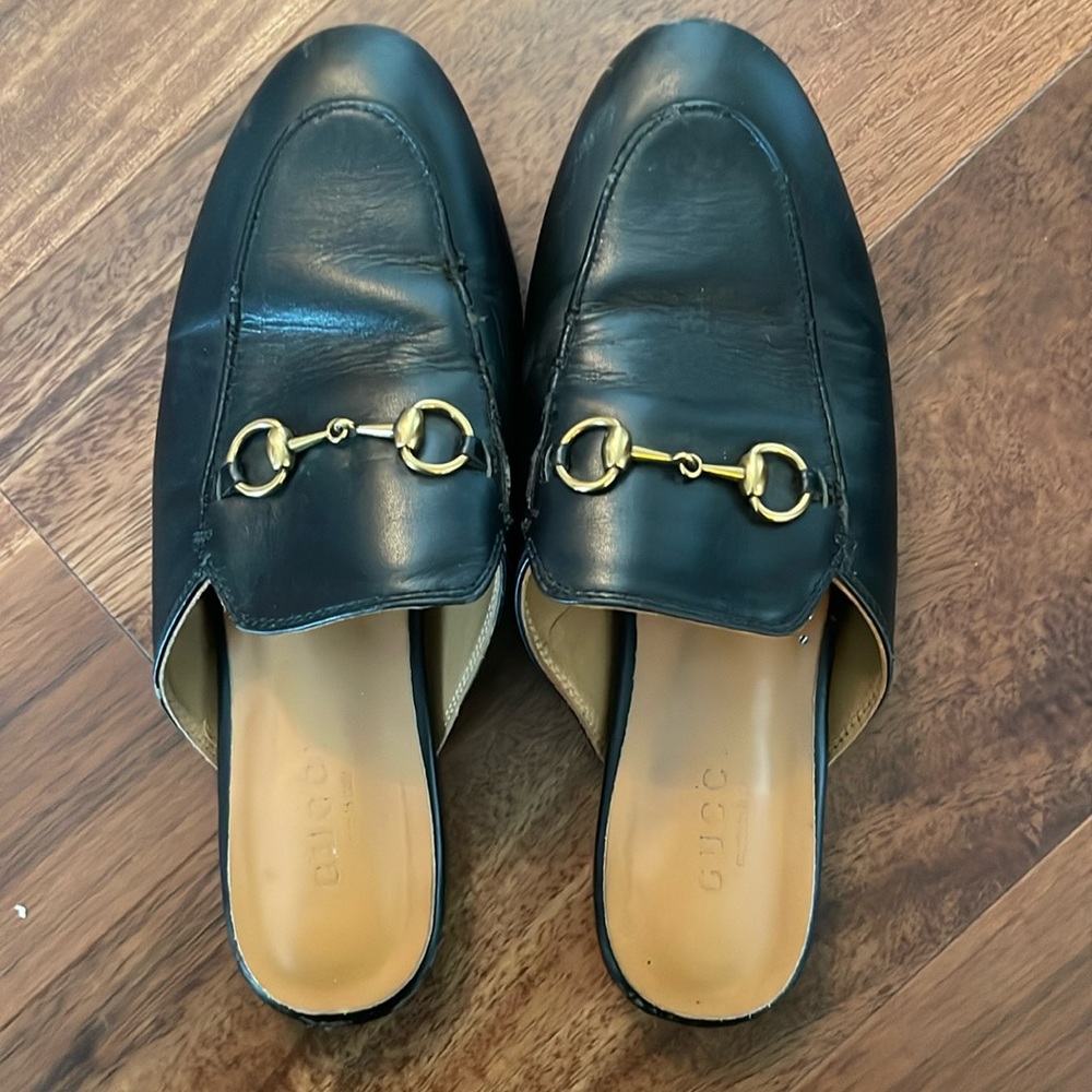 Gucci black mules